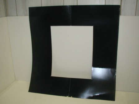 Black Bezel (Item #12) (Has Some Creases) (Outside Dimensions 27 3/8 X 28 1/4) $14.99 